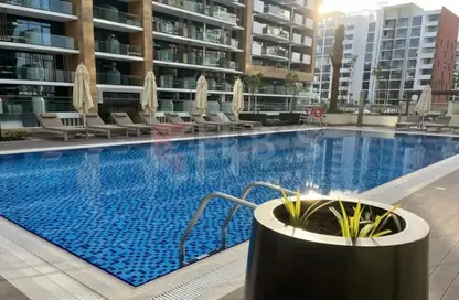 Apartment - Studio - 1 Bathroom for rent in AZIZI Riviera 48 - Meydan One - Meydan - Dubai