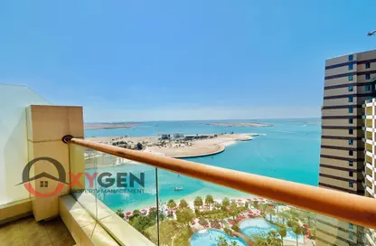 Balcony image for: Apartment - 3 Bedrooms - 4 Bathrooms for rent in Khalidiya Palace Rayhaan - Al Khalidiya - Abu Dhabi, Image 1