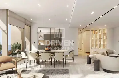 Living / Dining Room image for: Apartment - 1 Bedroom - 2 Bathrooms for sale in DIFC Living - DIFC - Dubai, Image 1