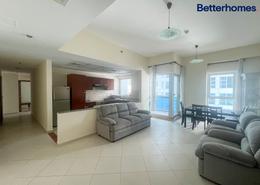 صورةغرفة المعيشة / غرفة الطعام لـ: شقة - 2 غرف نوم - 2 حمامات للكراء في برج كاسكيد - دبي مارينا - دبي, صورة 1
