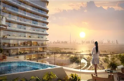 شقة - غرفة نوم - 1 حمام للبيع في بن غاطي سكاي هول - الخليج التجاري - دبي