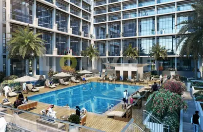 Apartment - Studio - 1 Bathroom for rent in Oasis Residences - Masdar City - Abu Dhabi