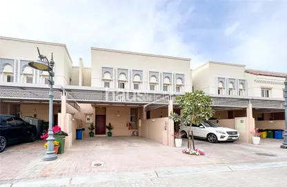 Outdoor Building image for: Townhouse - 2 Bedrooms - 3 Bathrooms for rent in Al Andalus Townhouses - Al Andalus - Jumeirah Golf Estates - Dubai, Image 1