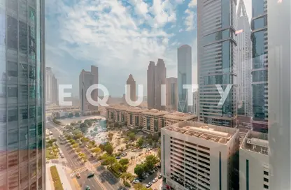 Office Space - Studio - 1 Bathroom for rent in North Tower - Emirates Financial Towers - DIFC - Dubai