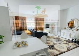 Living / Dining Room image for: Studio - 1 bathroom for rent in Al Naemiya Tower 1 - Al Naemiya Towers - Al Naemiyah - Ajman, Image 1