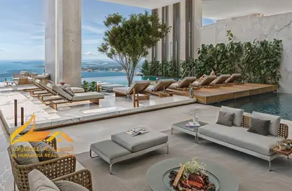 شقة - غرفة نوم - 2 حمامات للبيع في مساكن كورنيش عجمان - طريق كورنيش عجمان - عجمان