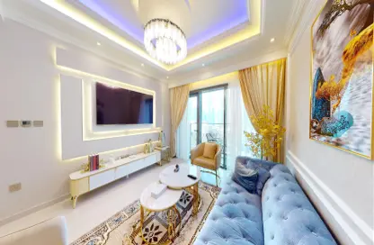 صورة لـ غرفة المعيشة شقة - 2 غرف نوم - 2 حمامات للايجار في برج رويال - دبي وسط المدينة - دبي ، صورة رقم 1