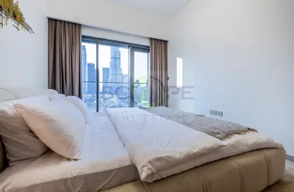 Room / Bedroom image for: Apartment - 2 Bedrooms - 2 Bathrooms for rent in Burj Royale - Downtown Dubai - Dubai, Image 1
