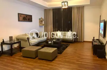 شقة - غرفة نوم - 2 حمامات للايجار في أوليمبك بارك 4 - أبراج اولمبيك بارك - مدينة دبي الرياضية - دبي