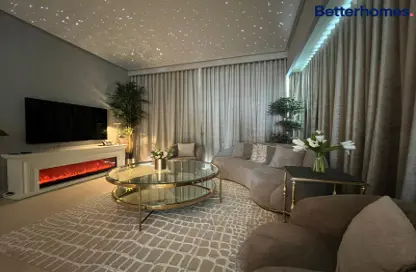 Living Room image for: Apartment - 3 Bedrooms - 4 Bathrooms for rent in Downtown Views II Tower 3 - Downtown Views II - Downtown Dubai - Dubai, Image 1