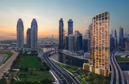 شقة - غرفة نوم - 2 حمامات للبيع في ون ريفر بوينت - الخليج التجاري - دبي