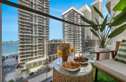 Apartment - 1 Bedroom - 1 Bathroom for rent in Marina Vista - EMAAR Beachfront - Dubai Harbour - Dubai