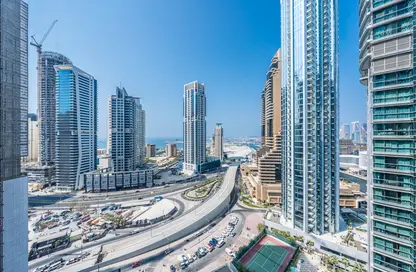 شقة - غرفة نوم - 2 حمامات للايجار في برج المارينا - دبي مارينا - دبي