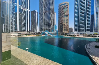 Apartment - 2 Bedrooms - 2 Bathrooms for rent in Lakeside Residence - JLT Cluster A - Jumeirah Lake Towers - Dubai
