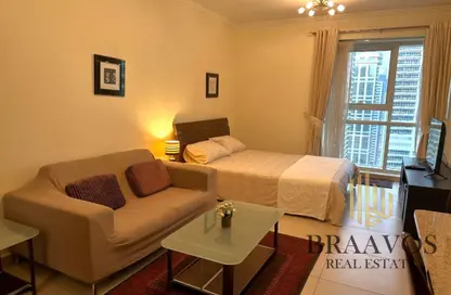 Apartment - Studio - 1 Bathroom for rent in Goldcrest Executive - JLT Cluster C - Jumeirah Lake Towers - Dubai