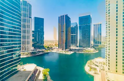 شقة - غرفة نوم - 2 حمامات للايجار في خور الجميرا 1 - (JLT) مجمع X - أبراج بحيرة الجميرا - دبي
