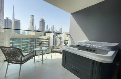 Apartment - Studio - 1 Bathroom for rent in Trillionaire Residences - Business Bay - Dubai