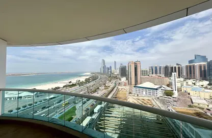 Duplex - 3 Bedrooms - 5 Bathrooms for rent in Bel Ghailam Tower - Corniche Road - Abu Dhabi