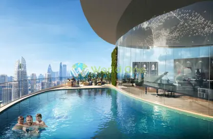 صورة لـ حوض سباحة شقة - 1 حمام للبيع في كانال كراون - الخليج التجاري - دبي ، صورة رقم 1