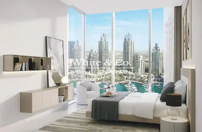 Room / Bedroom image for: Full Floor - 2 Bathrooms for sale in LIV Marina - Dubai Marina - Dubai, Image 1