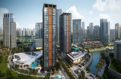 Apartment - Studio - 1 Bathroom for sale in Peninsula Four - Peninsula - Business Bay - Dubai