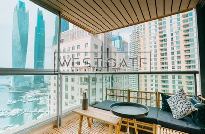Apartment - 2 Bedrooms - 2 Bathrooms for rent in Al Yass Tower - Emaar 6 Towers - Dubai Marina - Dubai