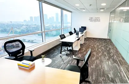 Business Centre - Studio - 2 Bathrooms for rent in Concord Tower - Dubai Media City - Dubai