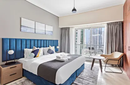 Apartment - Studio - 1 Bathroom for rent in Lake Terrace - JLT Cluster D - Jumeirah Lake Towers - Dubai