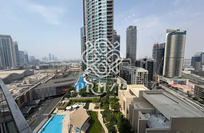 Apartment - 1 Bedroom - 2 Bathrooms for rent in Boulevard Point - Downtown Dubai - Dubai