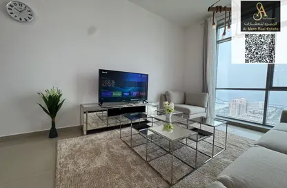 Apartment - 1 Bedroom - 2 Bathrooms for rent in Ajman Corniche Residences - Ajman Corniche Road - Ajman