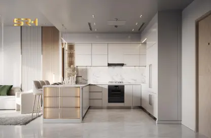 Kitchen image for: Apartment - 1 Bathroom for sale in Binghatti Tulip - Jumeirah Village Circle - Dubai, Image 1