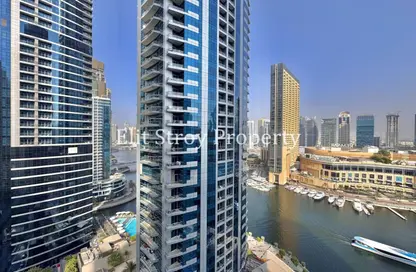 Apartment - 1 Bedroom - 2 Bathrooms for rent in Bay Central West - Bay Central - Dubai Marina - Dubai