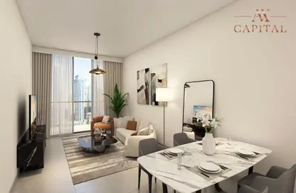 Living / Dining Room image for: Apartment - 1 Bedroom - 2 Bathrooms for sale in Marina Living - Dubai Marina - Dubai, Image 1