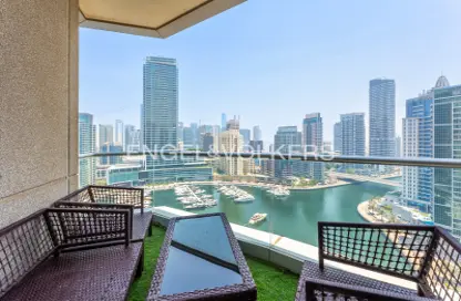 Apartment - 2 Bedrooms - 3 Bathrooms for rent in Beauport Tower - Marina Promenade - Dubai Marina - Dubai