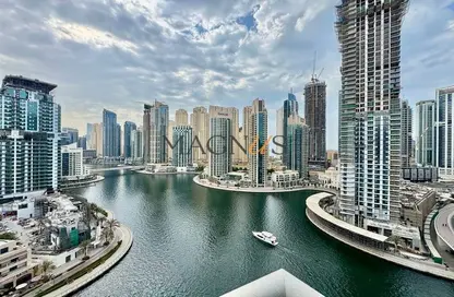 Apartment - 3 Bedrooms - 4 Bathrooms for rent in Trident Bayside - Dubai Marina - Dubai