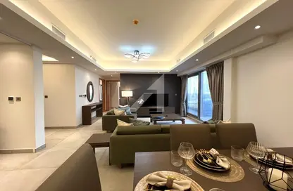 Living / Dining Room image for: Apartment - 2 Bedrooms - 3 Bathrooms for sale in Orra The Embankment - Jumeirah Lake Towers - Dubai, Image 1
