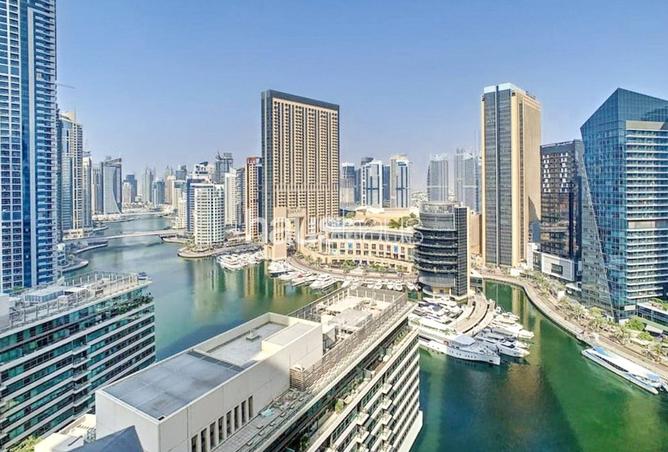 Apartment - 2 Bedrooms - 3 Bathrooms for rent in Marina Quays West - Marina Quays - Dubai Marina - Dubai