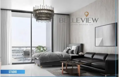 Living Room image for: Apartment - 1 Bathroom for sale in Skyz by Danube - Arjan - Dubai, Image 1
