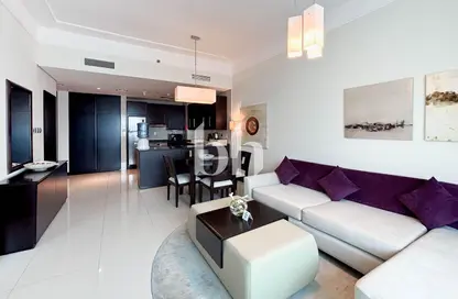 النزل و الشقق الفندقية - غرفة نوم - 2 حمامات للايجار في ميركور - (JLT) مجمع T - أبراج بحيرة الجميرا - دبي