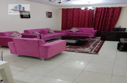 Living Room image for: Apartment - 1 Bedroom - 2 Bathrooms for rent in New Al Taawun Road - Al Taawun - Sharjah, Image 1