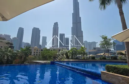 Apartment - 2 Bedrooms - 2 Bathrooms for rent in The Address Residence Fountain Views - Downtown Dubai - Dubai