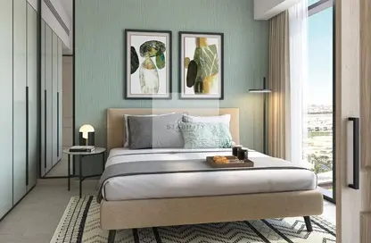 Room / Bedroom image for: Apartment - 2 Bedrooms - 3 Bathrooms for sale in Golf Gate 2 - DAMAC Hills - Dubai, Image 1