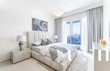 Apartment - 2 Bedrooms - 3 Bathrooms for rent in Grand Bleu Tower 1 - EMAAR Beachfront - Dubai Harbour - Dubai
