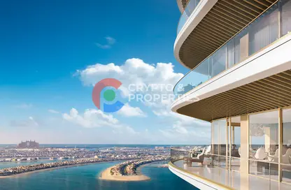 Water View image for: Apartment - 1 Bedroom - 1 Bathroom for sale in Grand Bleu Tower 1 - EMAAR Beachfront - Dubai Harbour - Dubai, Image 1