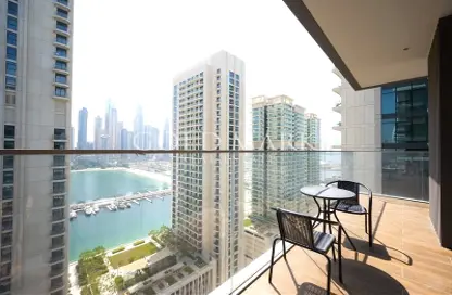 Apartment - 1 Bedroom - 2 Bathrooms for rent in Beach Isle - EMAAR Beachfront - Dubai Harbour - Dubai