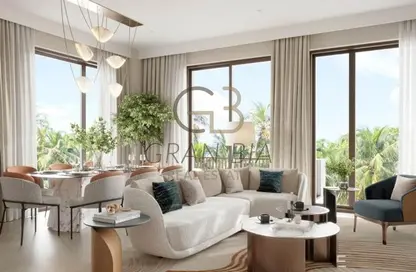 Living / Dining Room image for: Apartment - 1 Bedroom - 1 Bathroom for sale in Cedar - Dubai Creek Harbour (The Lagoons) - Dubai, Image 1