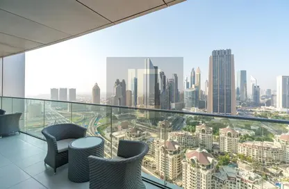 شقة - 4 غرف نوم - 5 حمامات للايجار في الادراس بلفار سكاي كولكشن تاور - دبي وسط المدينة - دبي