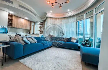 Apartment - 2 Bedrooms - 3 Bathrooms for rent in Marina Crown - Dubai Marina - Dubai