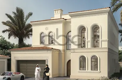 Outdoor House image for: Villa - 5 Bedrooms - 5 Bathrooms for sale in Bloom Living - Zayed City (Khalifa City C) - Khalifa City - Abu Dhabi, Image 1