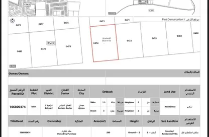 Land - Studio for sale in Al Zaheya Gardens - Al Zahya - Ajman